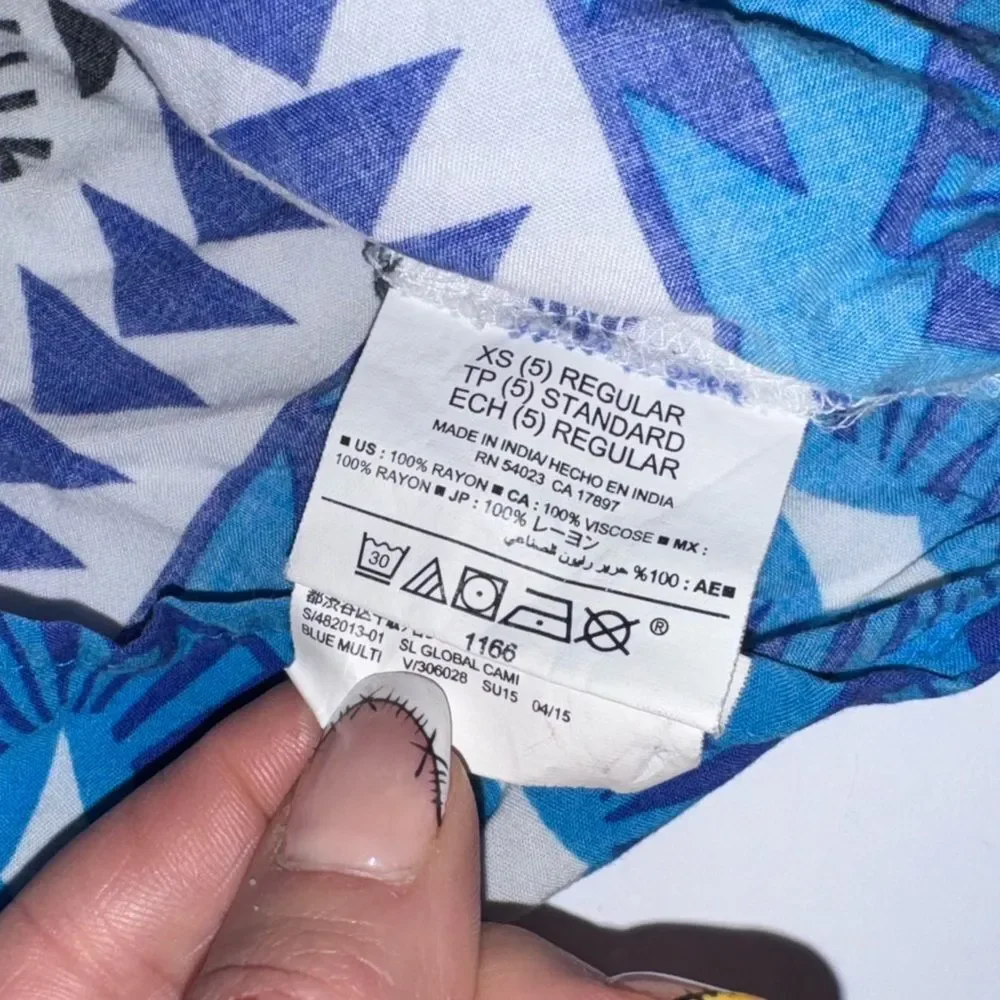 Old navy size XS 5 Girls tribal Patterned Poplin Camis tank top